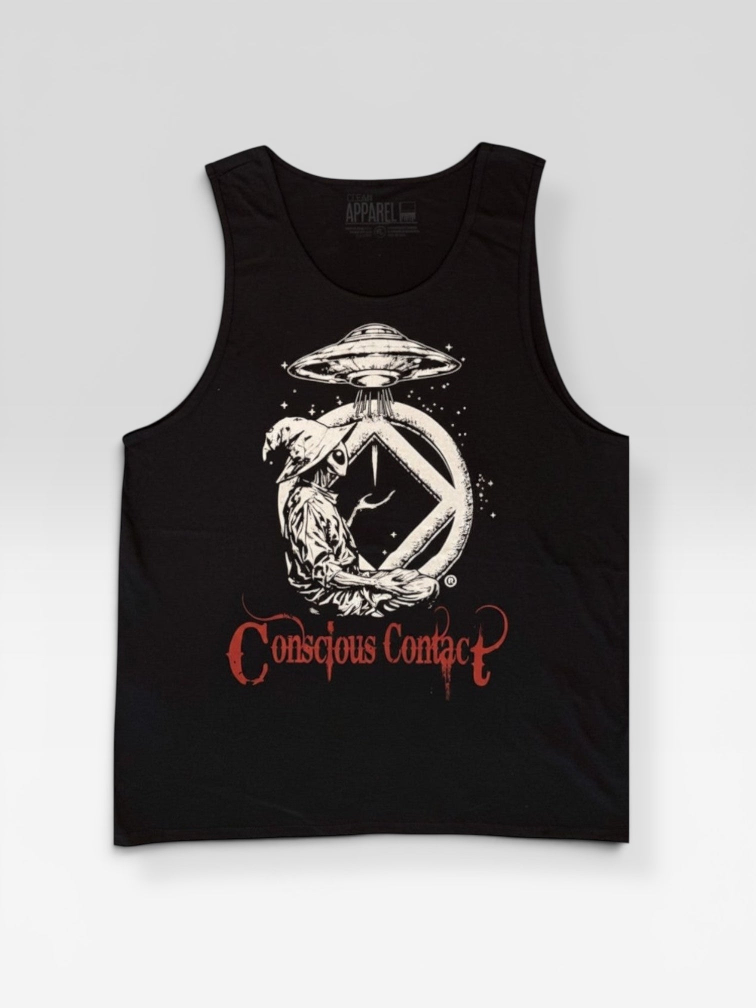 Conscious Contact / Unisex Tank Top / Black