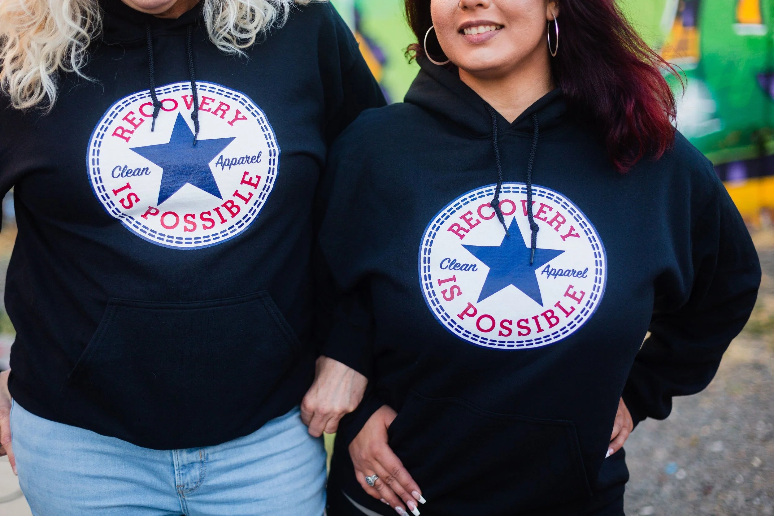 Recovery Is Possible / Pullover Hoodie / Black