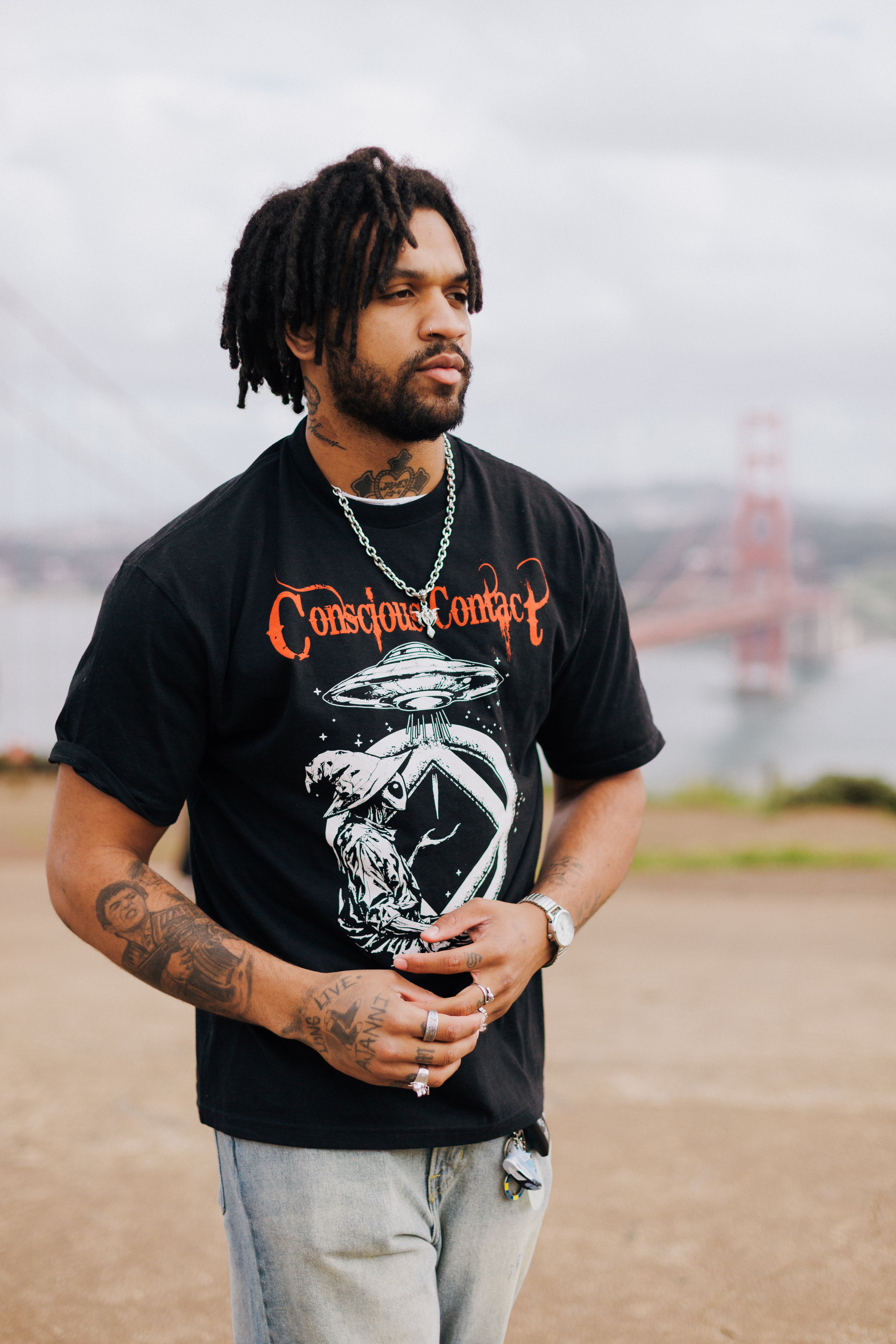 Conscious Contact /  Unisex T Shirt / Black
