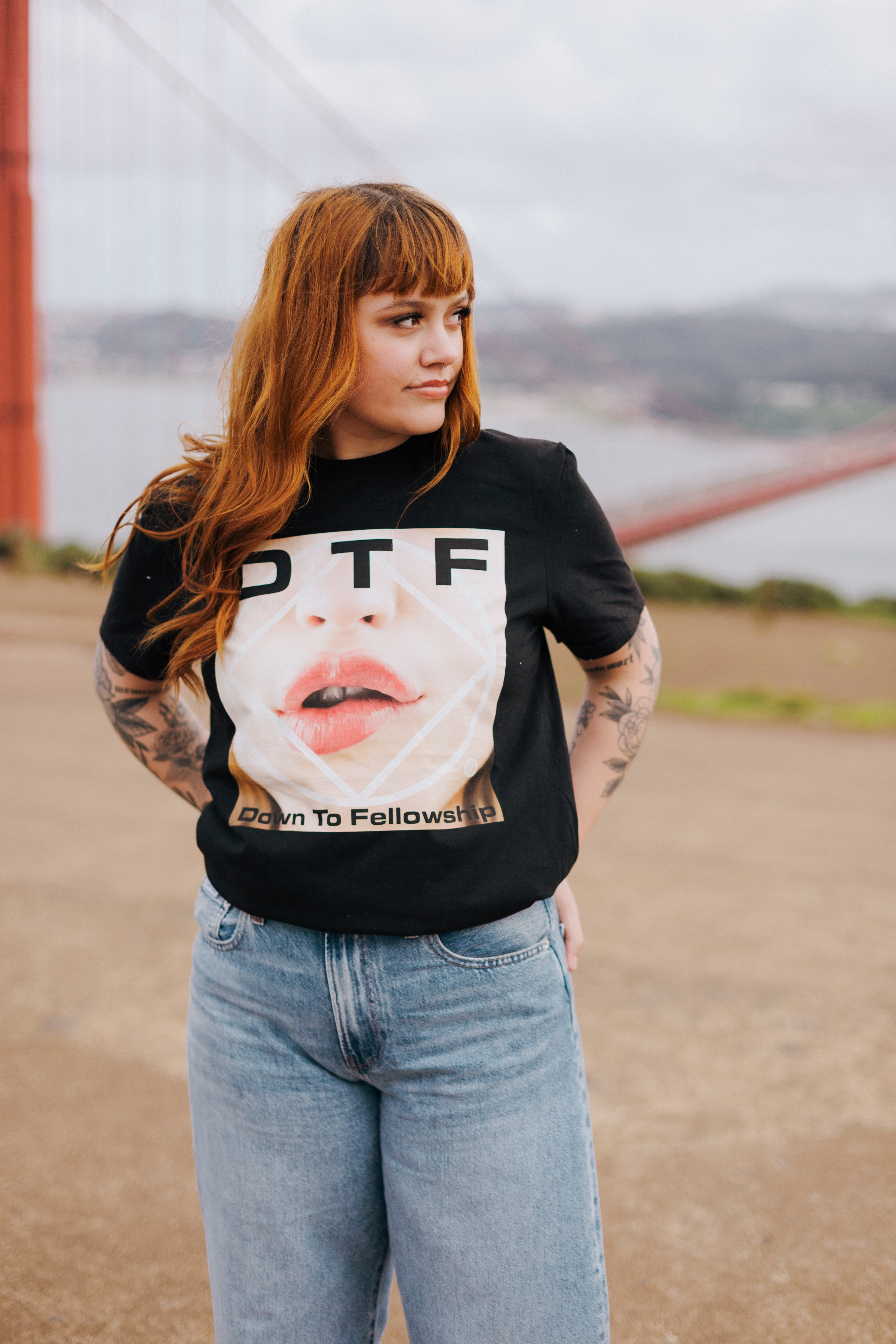DTF (Down To Fellowship) / Unisex T Shirt / Black