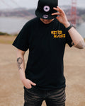 Never Alone/ Unisex Crewneck T Shirt / Black