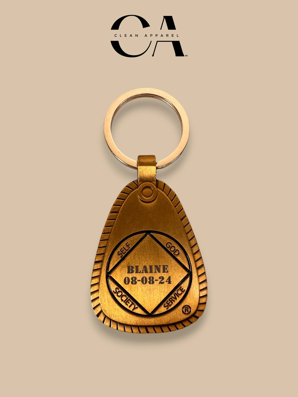 Custom Engraved NA Key Tag (Metal)