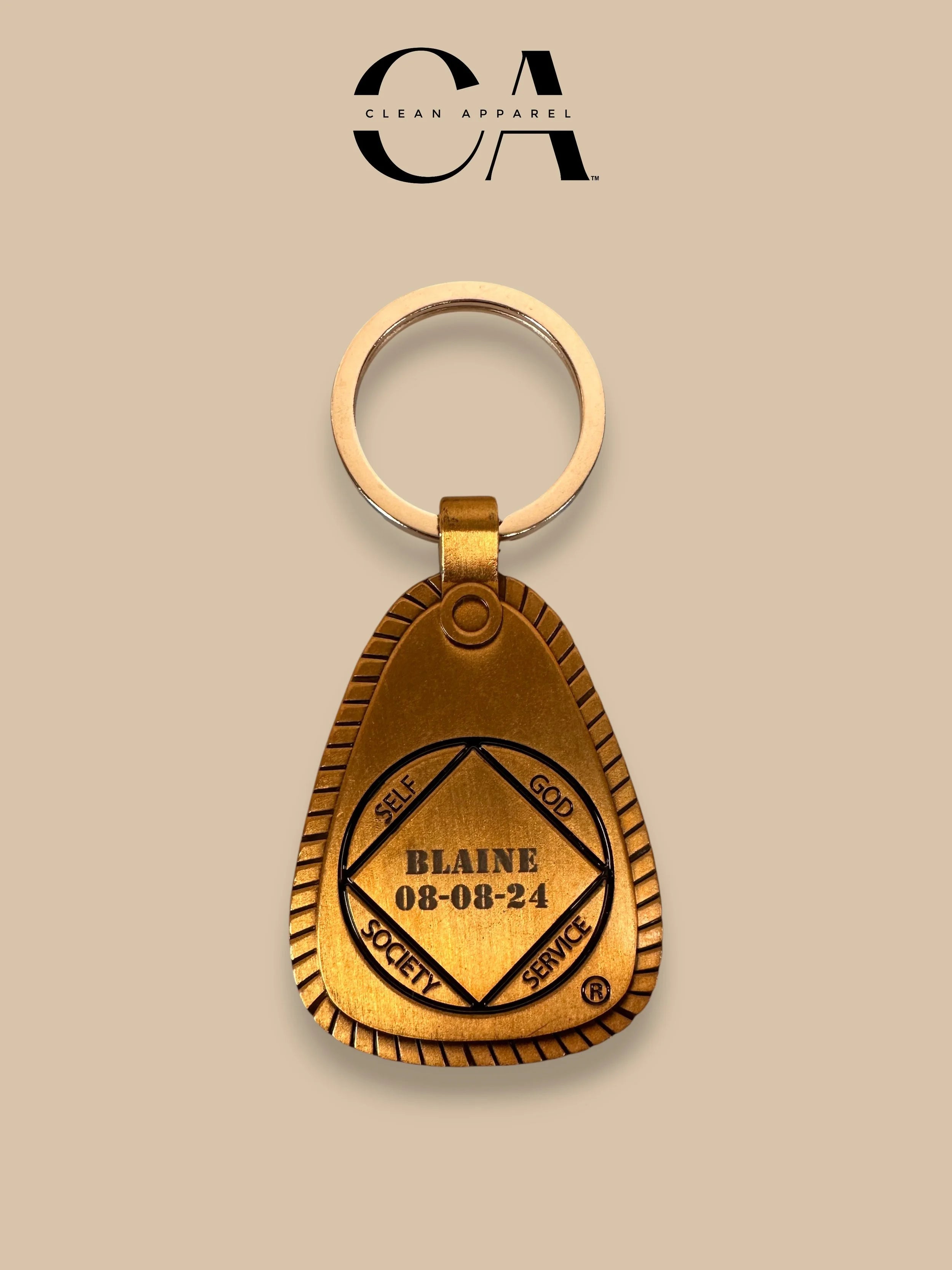 Custom Engraved NA Key Tag (Metal)