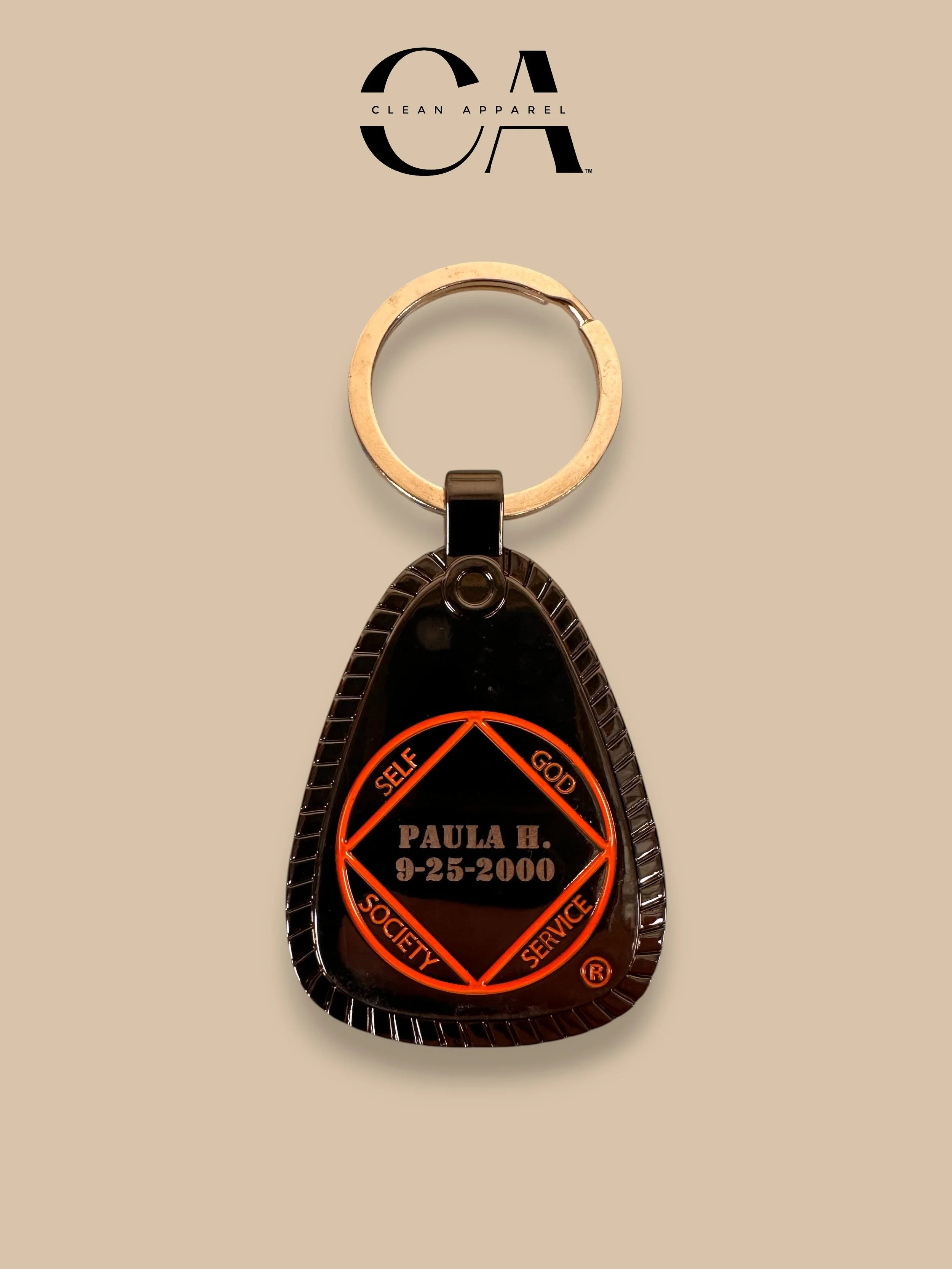 Custom Engraved NA Key Tag (Metal)