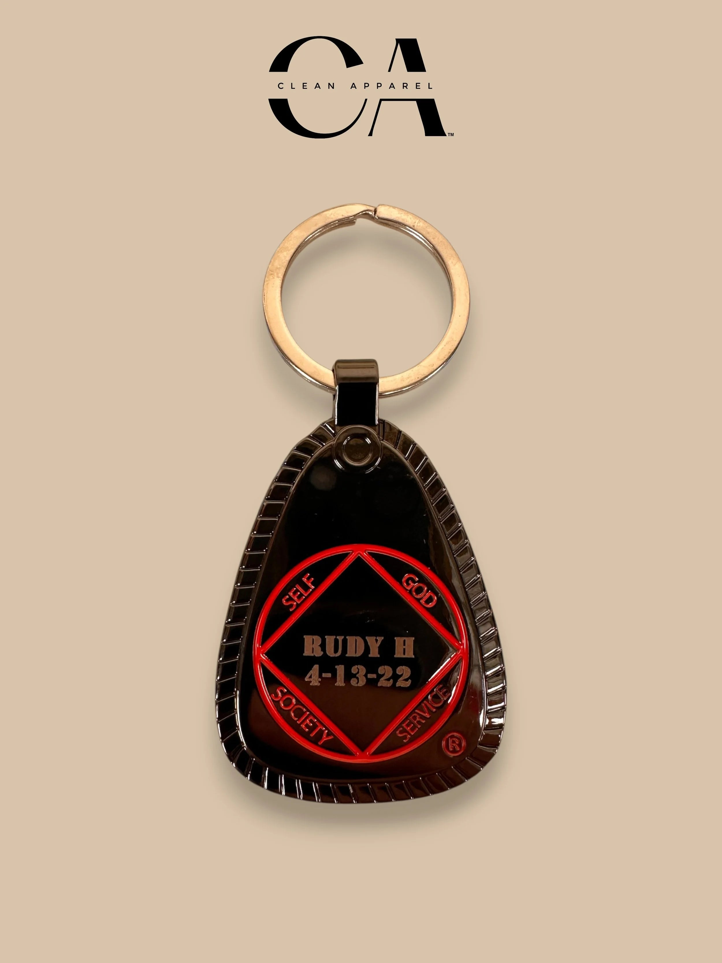 Custom Engraved NA Key Tag (Metal)