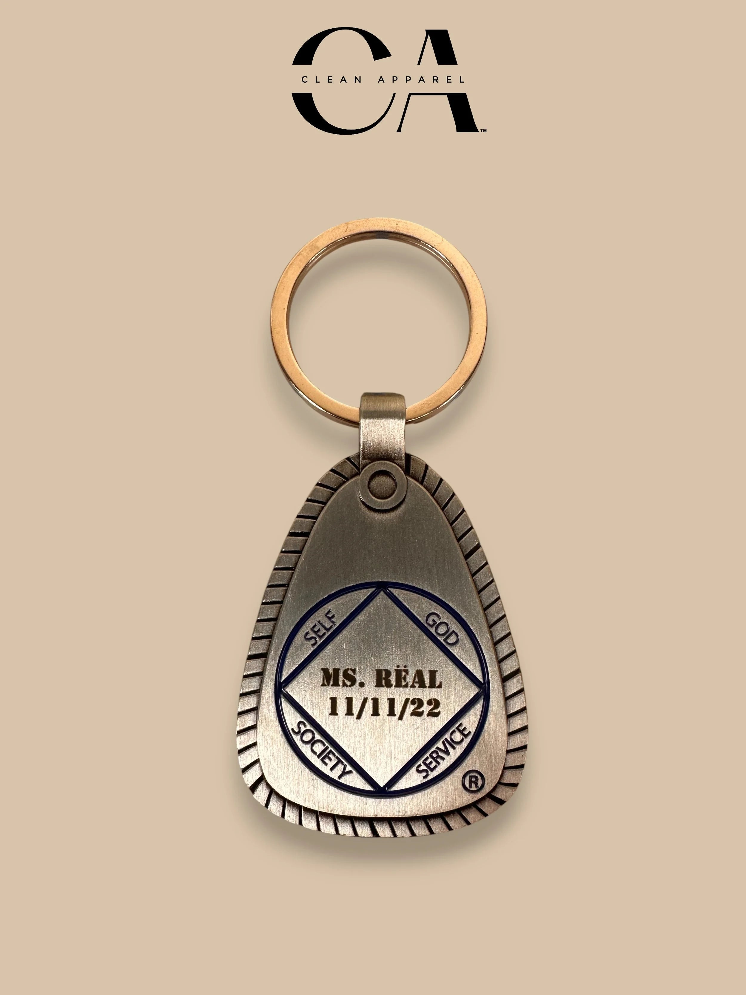 Custom Engraved NA Key Tag (Metal)