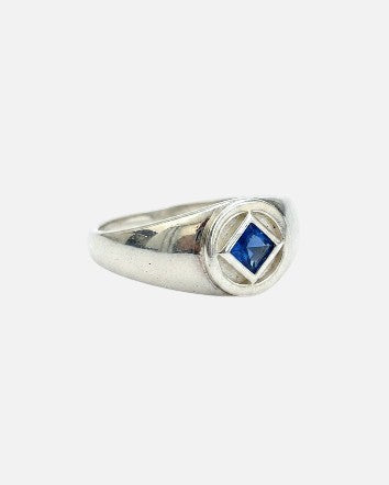 NA Symbol Ring/ Blue