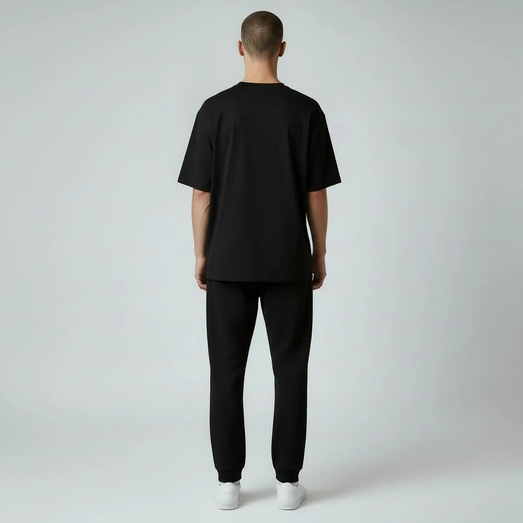 The Power Of Love / Men's Crew Neck/ Black T Shirt